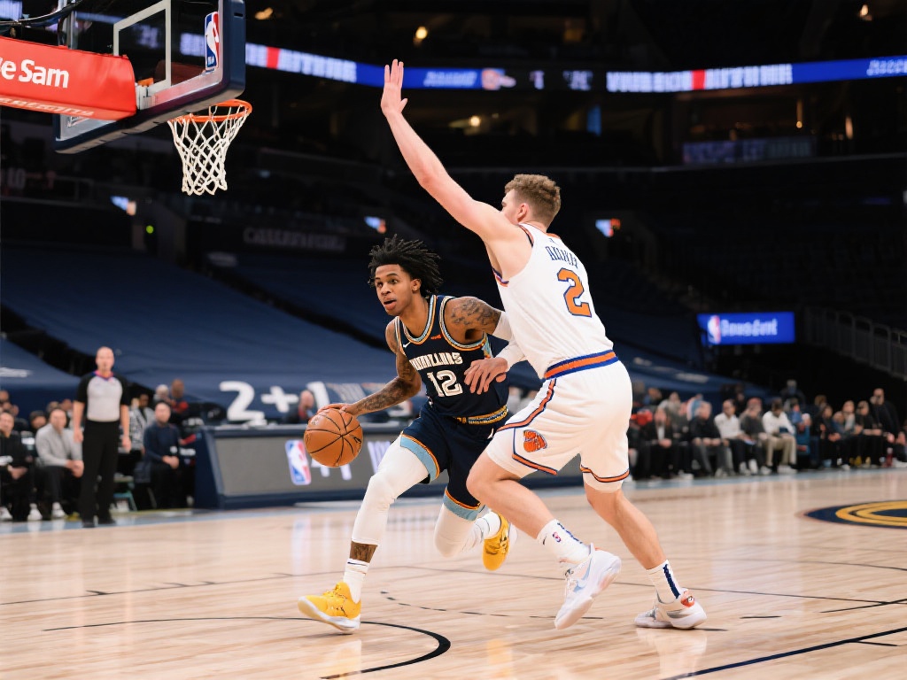 莫兰特强突豪瑟篮下强打2+1 篮球场上,关键时刻的个人单打能力往往是决